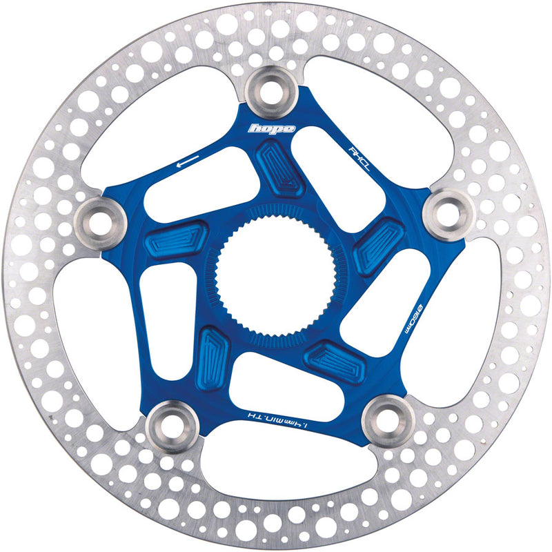 Load image into Gallery viewer, Pack of 2 Hope RX Disc Rotor - 160mm, Center-Lock, Blue

