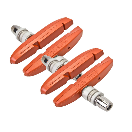 Kool-Stop-Supra-2-Brake-Pads-Brake-Shoe-Threaded-Post-Mountain-Bike-Cyclocross-Bike-Road-Bike-BR5543PO2-Bicycle-Brake-Pads