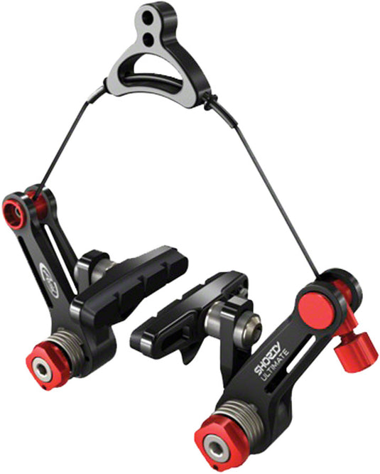 Avid Shorty Ultimate Aluminum Cantilever Brake Set Lightweight, Mud Clearance, Adjustable, Black