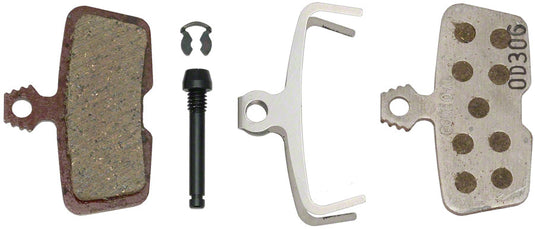 SRAM Organic Aluminum Disc Brake Pads Bundle for Code/Guide RE Quiet, Lightweight, High-Performance Cycling Brake Components