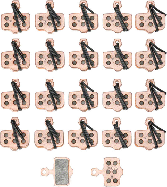 SRAM Sintered Disc Brake Pads Bundle for Level, Elixir & Road Bikes - Powerful Steel Backed Organic Pads (Pack of 20)