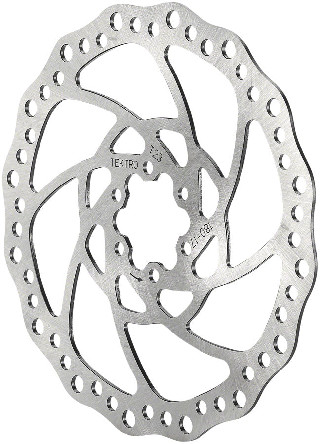 Load image into Gallery viewer, Tektro TR180-17 Disc Brake Rotor - 180mm, 6-Bolt, 2.3mm Thickness
