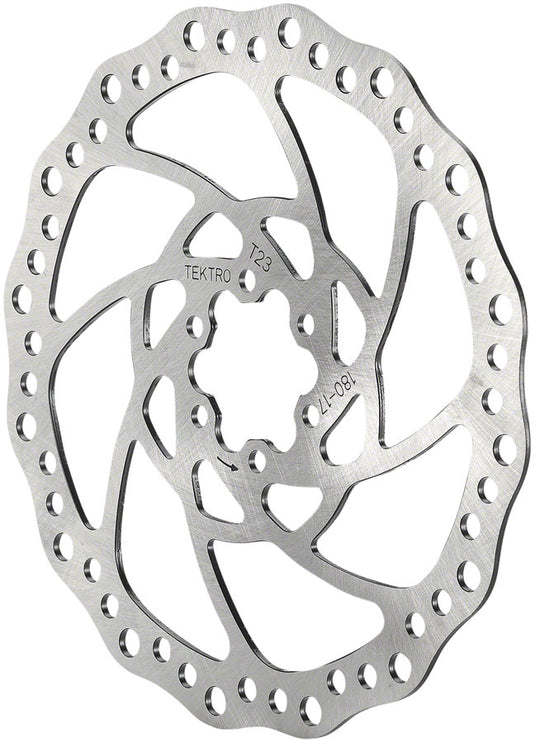 Tektro TR180-17 Disc Brake Rotor - 180mm, 6-Bolt, 2.3mm Thickness