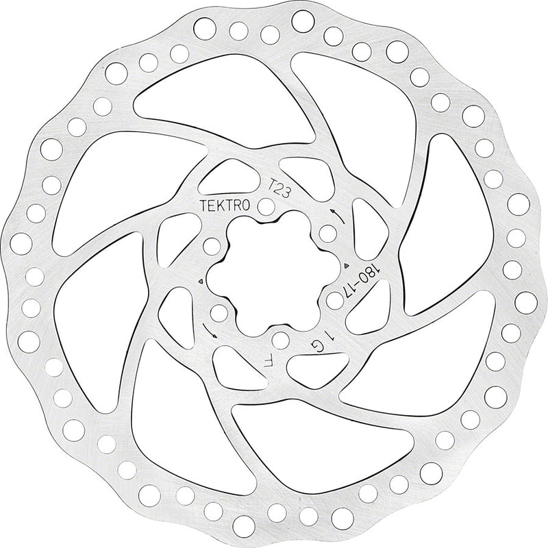 Load image into Gallery viewer, Tektro-TR-17-2.3mm-6-Bolt-Disc-Brake-Rotor-Disc-Rotor-DSRT1004-Bicycle-Rotor
