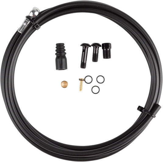 hose gravel bike Tektro Hydraulic Disc Brake Hose Kit 5.5mm Kevlar, 2000mm with Banjo – 365 Cycles