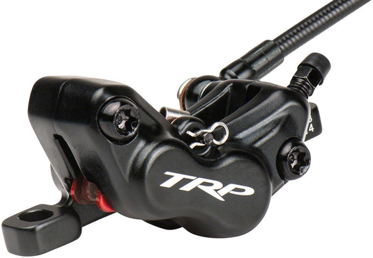 TRP Slate T4 Disc Brake and Lever - Rear, Hydraulic, Post Mount, Black