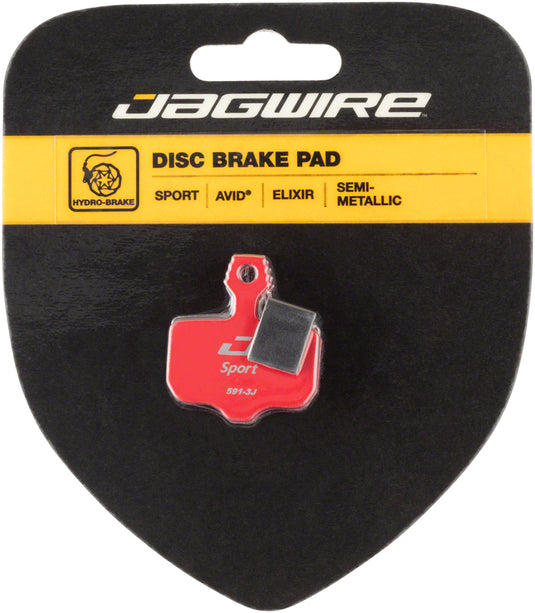 Pack of 2 Jagwire Mountain Sport Semi-Metallic Disc Brake Pads for Avid Elixir R