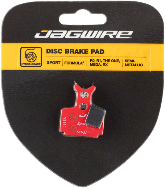 Pack of 2 Jagwire Mountain Sport SemiMetallic Disc Brake Pads