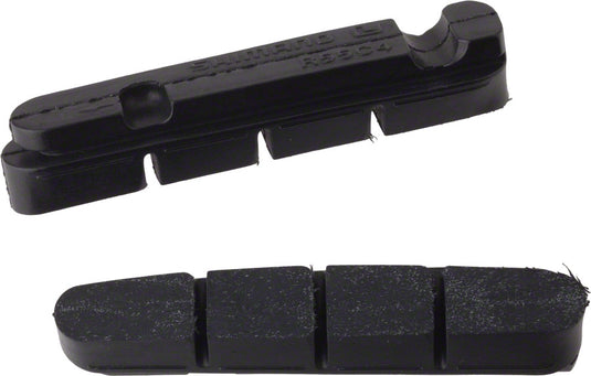 Pack of 2 Shimano R55C4 Road Brake Pads Pair Cartridge - Long Lasting Rubber