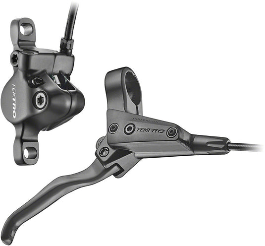Tektro HD-T280 Hydraulic Disc Brake Front & Rear Set Post Mount, Alloy Calipers, Adjustable Reach, MTB & Urban Cycling