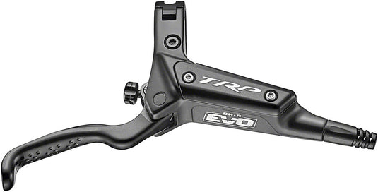 TRP DH-R EVO HD-M846 Disc Brake and Lever - Rear, Hydraulic, 4-Piston, Post Mount, Black