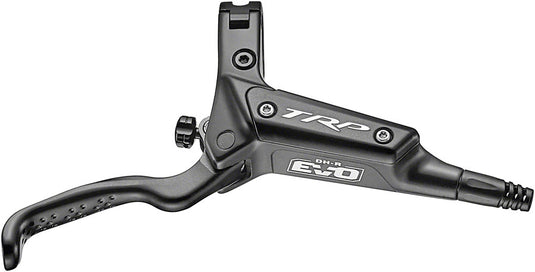 TRP DH-R EVO HD-M846 Disc Brake and Lever - Front, Hydraulic, 4-Piston, Post Mount, Black
