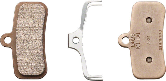 Shimano D02S-MX Metal Disc Brake Pads with Stainless Steel Back High-Performance, Durable, Wet/Dry Conditions
