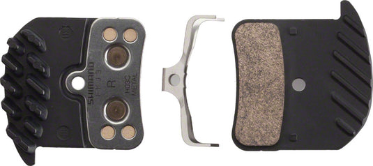 Shimano H03C-MF Metal Disc Brake Pad & Spring Set High-Performance Sintered Metal for MTB & Mountain Bike Brakes