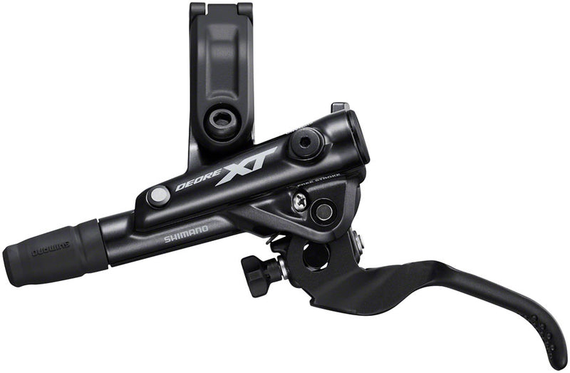 Load image into Gallery viewer, Shimano Deore XT BL-M8100/BR-M8120 Disc Brake and Lever - Front, Hydraulic, Post Mount, 4-Piston, Finned Pads, I-SPEC EV
