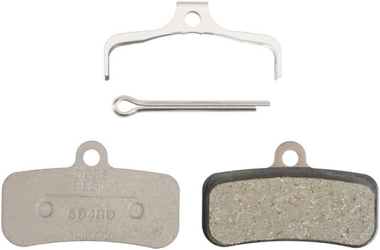 Shimano D03S-RX Disc Brake Pads and Springs - Resin Compound, Stainless Steel Backplate, Box/25 pair