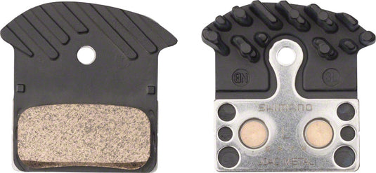 Shimano J04C-MF Metal Finned Alloy Disc Brake Pads & Springs High-Performance Sintered Pad Replacement