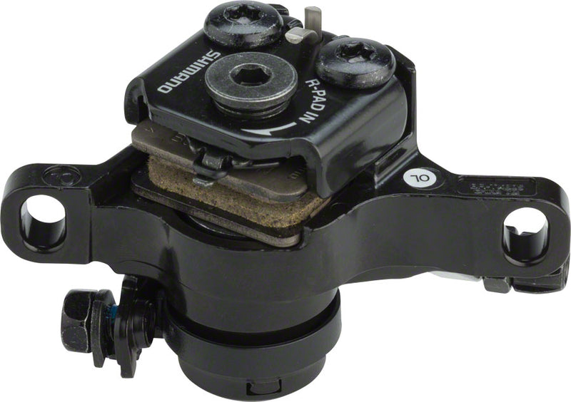 Load image into Gallery viewer, Shimano Tourney BR-TX805 Mechanical Disc Brake Caliper with B01S Resin Pads
