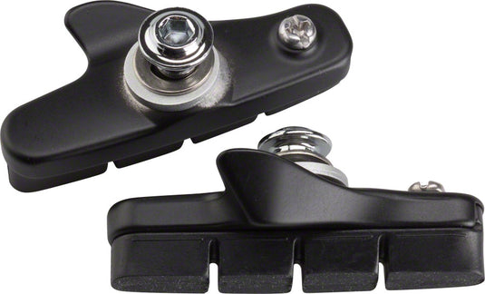 2 Pack Shimano 105 5800-L Road Brake Shoe Set R55C4 Pads Aluminum Carrier Black