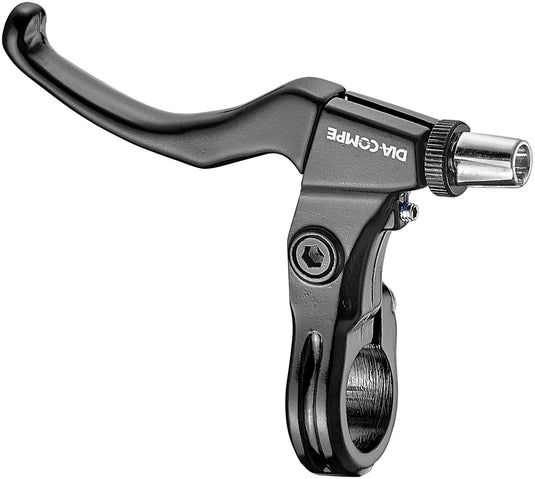 Diatech MX-110N Two-Finger Forged Aluminum Brake Levers Black, Lightweight, Long Pull, for MTB & Road Bikes