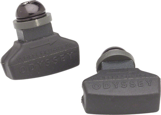 Pack of 2 Odyssey Ghost U-Brake Brake Pads Threaded Post Normal Compound Black