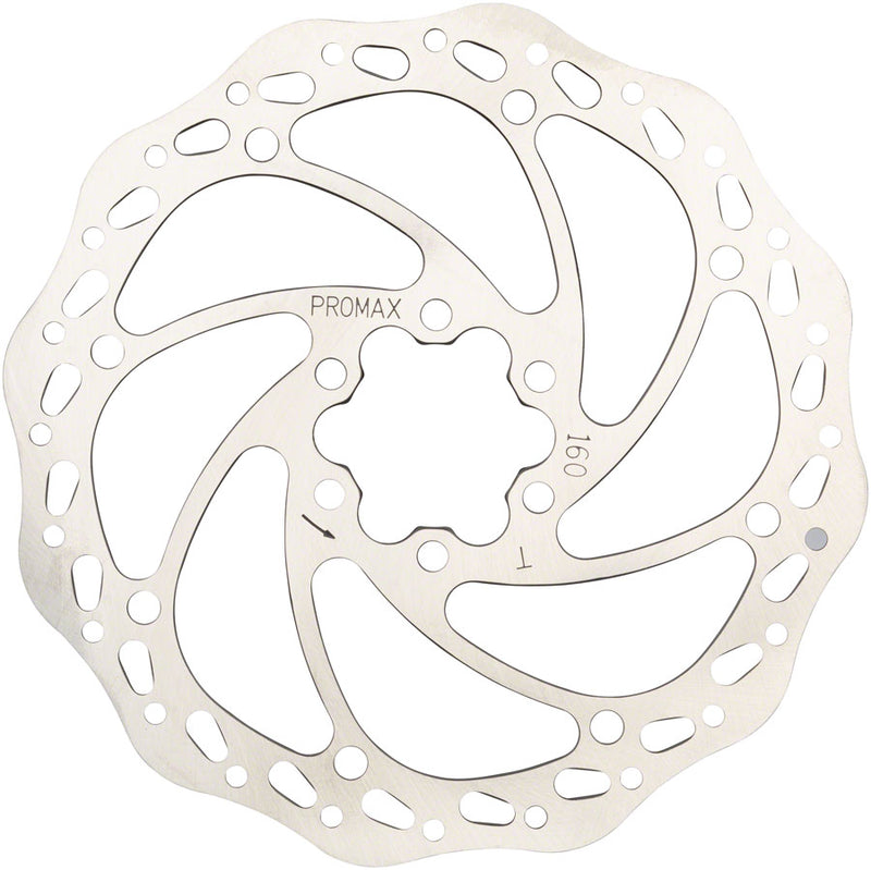 Load image into Gallery viewer, Promax Sport S1 Disc Brake Rotor - 160mm, 6-Bolt, Silver
