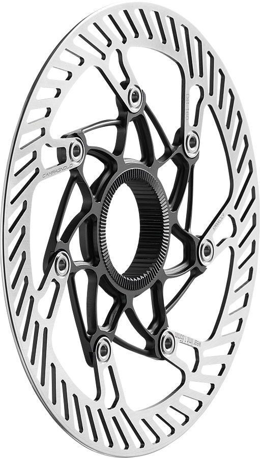 Load image into Gallery viewer, Pack of 2 Campagnolo 03 Disc Brake Rotor - 160mm, Center Lock, Silver/Black
