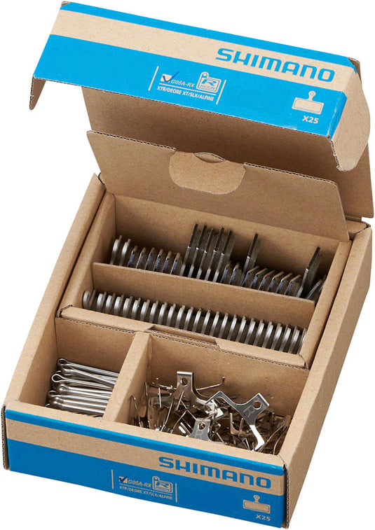 Shimano G05A-RX Resin Disc Brake Pads & Spring Kit | High-Performance, Wear-Resistant, All-Condition Brake Components