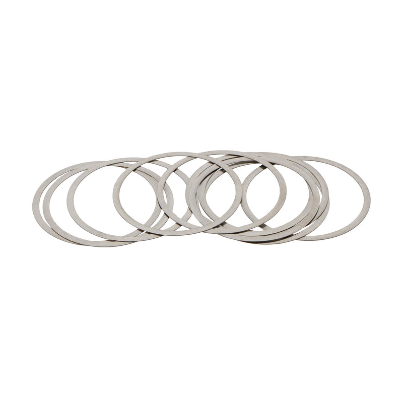 Load image into Gallery viewer, Premium Stainless Steel 0.2mm Center Lock Rotor Shims - 10 Pack for Precise Wheel Setup
