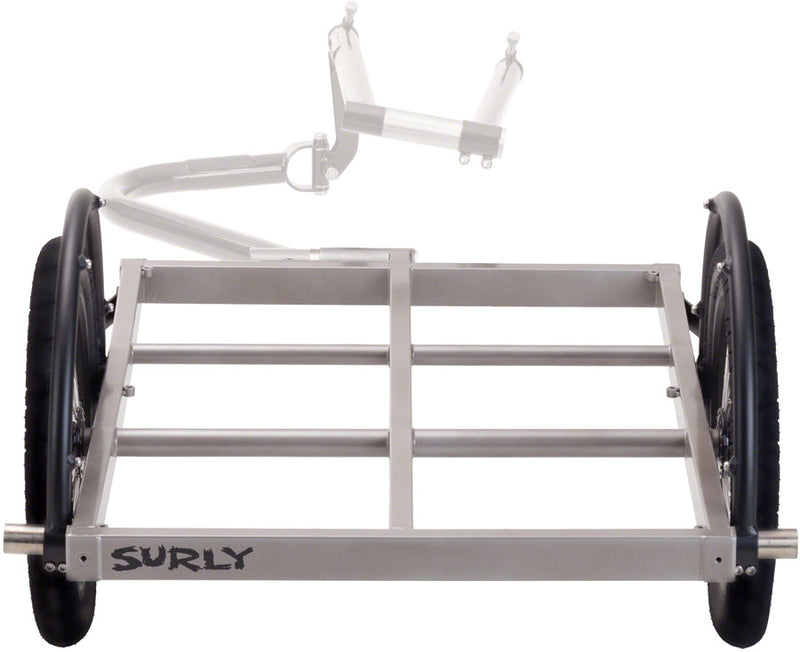 Load image into Gallery viewer, Surly Ted Trailer: Short Bed, 16&quot; Wheels, Gray
