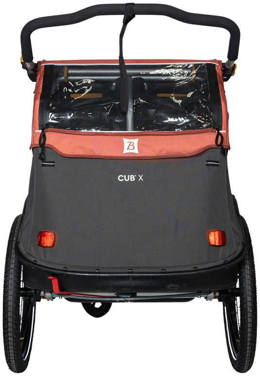 Burley Cub X Child Trailer - Double, Sandstone Red