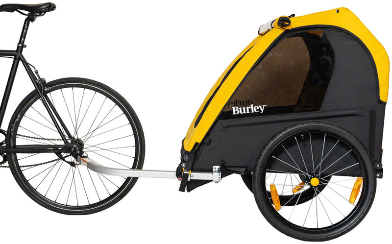 Load image into Gallery viewer, Burley Bee Child Trailer - Single, Yellow
