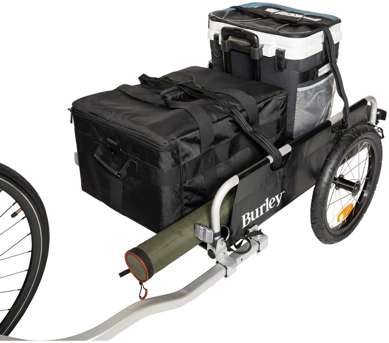 Load image into Gallery viewer, Burley Flatbed Cargo Trailer - Black
