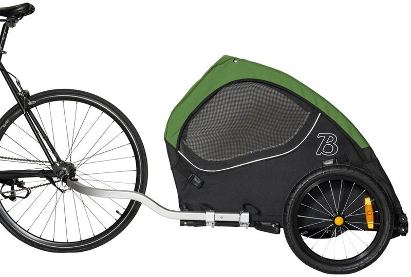 Load image into Gallery viewer, Burley Tail Wagon Pet Trailer - Fern Green

