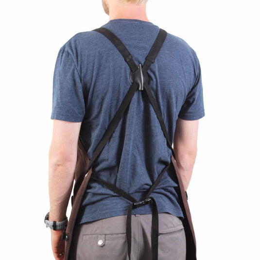 BTI Shop Apron, Waxed Canvas, Brown