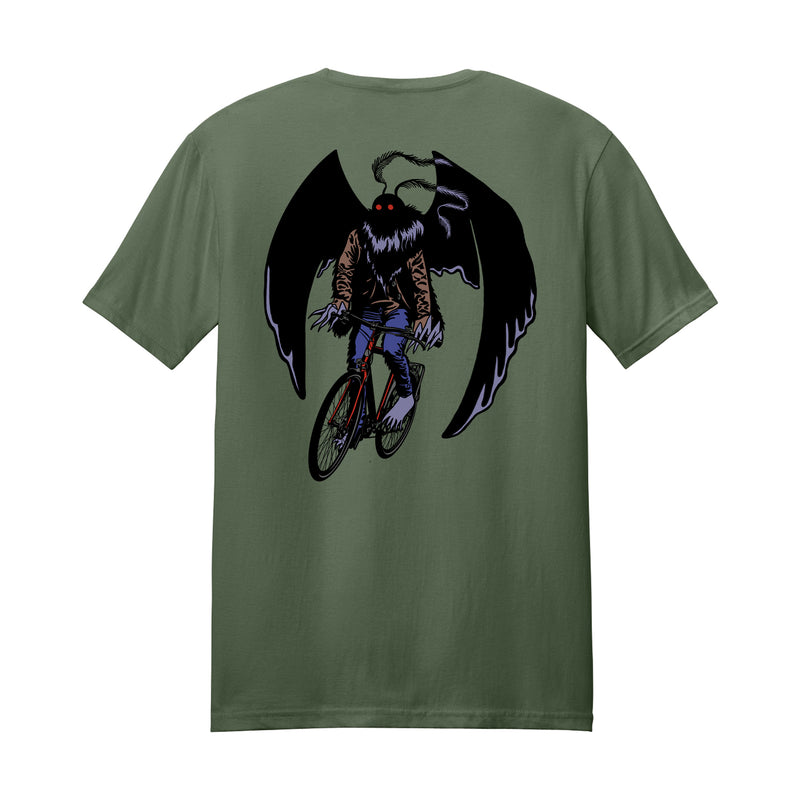 Load image into Gallery viewer, BTI Mothman T-shirt, Large, Military Green
