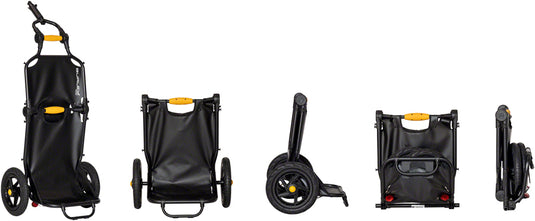 Burley Travoy Bicycle Cargo Trailer System - Black, 60 Pound Weight Limit