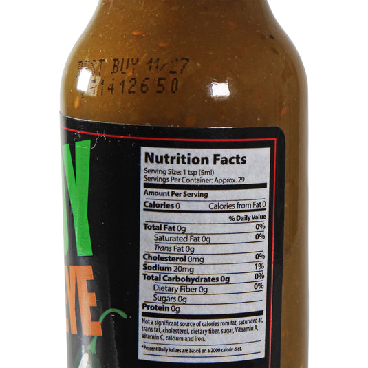 Beady Eye Green Jalapeno (Medium) Hot Sauce