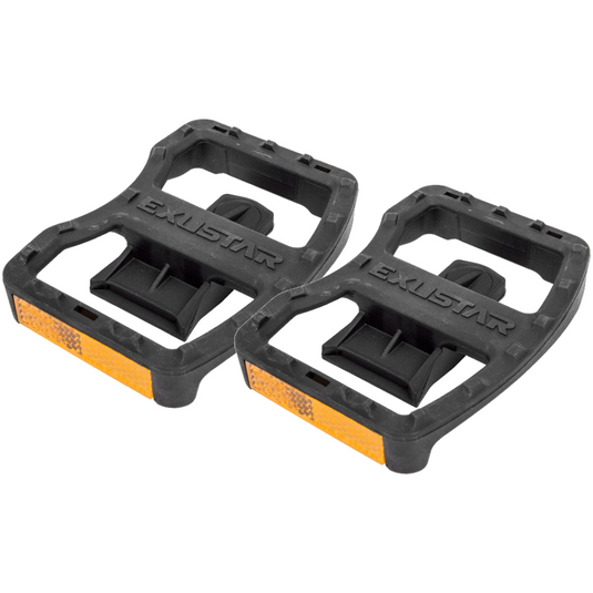 Exustar Pedal Platform Look Keo Convert Clipless to Platform Pedals with Reflector (2 Pack)