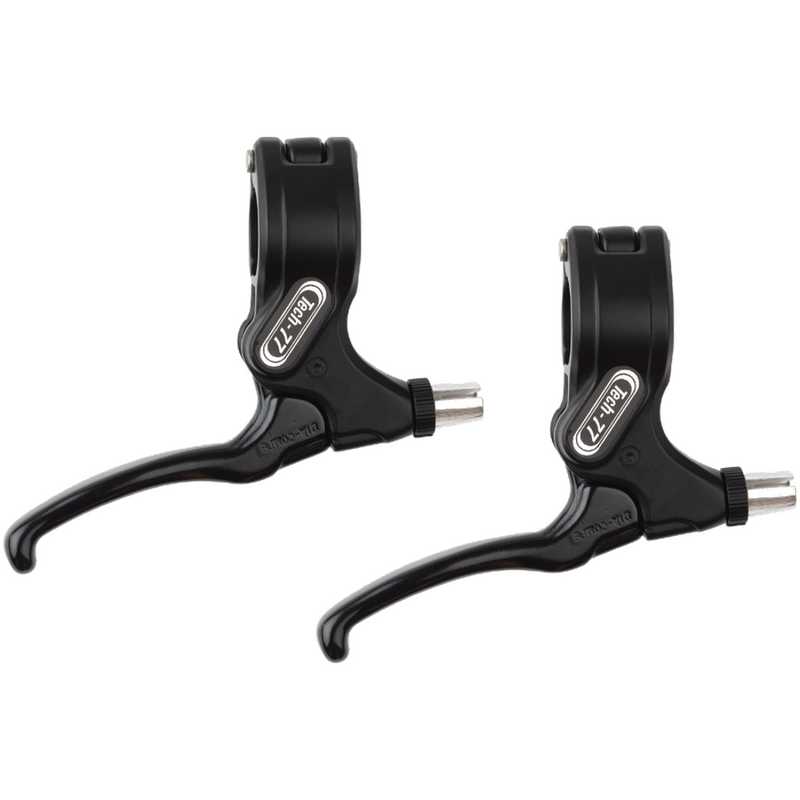 Load image into Gallery viewer, Diatech Tech-77 BMX Right Brake Levers Cold Forged Aluminum, Hinged Clamp, Two-Finger Design
