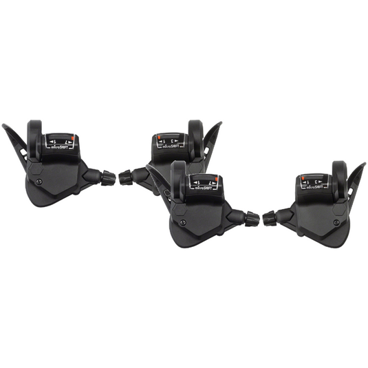 bike gear shifter 7 speed microSHIFT TS38 Thumb-Tap Shifter Set 7-Speed Ergonomic MTB / Hybrid B – 365 Cycles