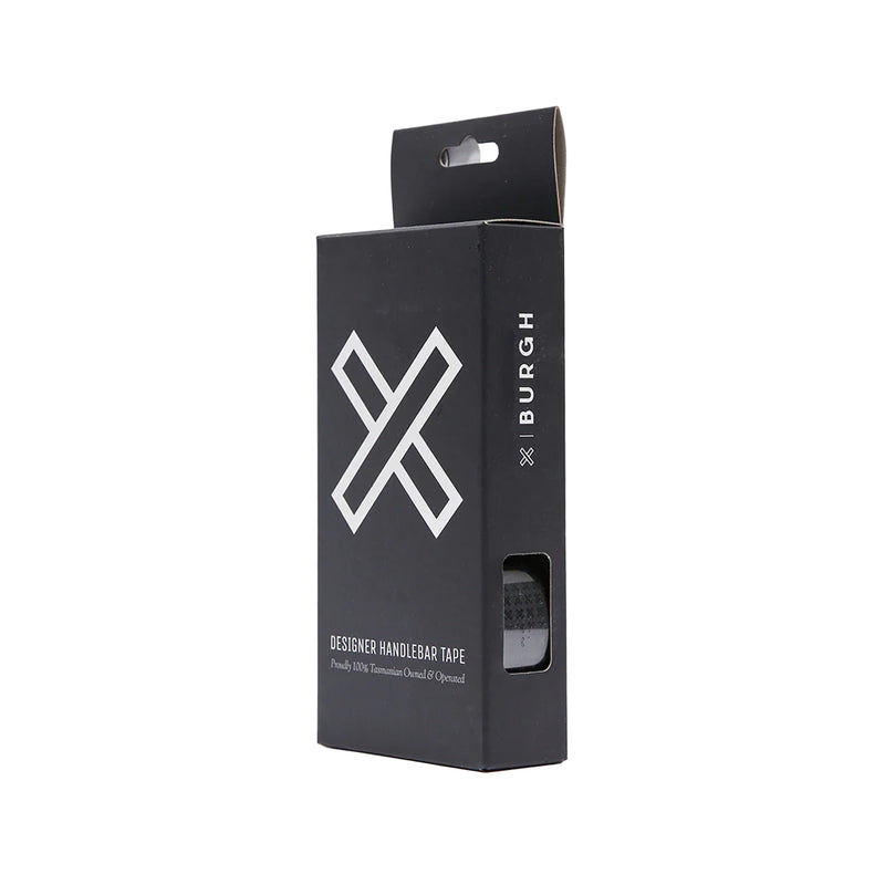 Load image into Gallery viewer, Burgh Classic Bar Tape, "X" Stealth, Black
