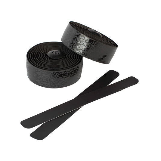 Burgh Classic Bar Tape, Wave Stealth, Black