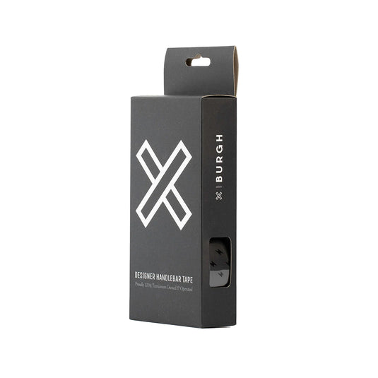 Burgh Classic Bar Tape, Lightning Stealth, Black