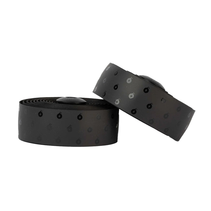 Load image into Gallery viewer, Burgh-Classic-Wattbombs-Handlebar-Tape-Black-BRTP1074-Road-Bar-Tape
