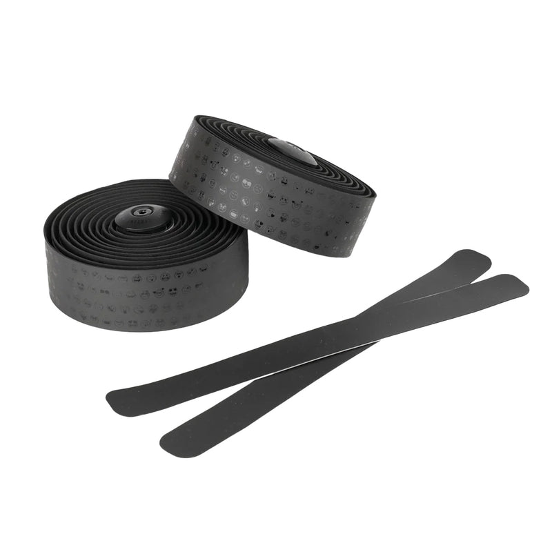 Load image into Gallery viewer, Burgh Classic Bar Tape, Emoji Stealth, Black
