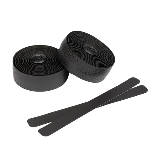 Burgh Classic Bar Tape, Hex Stealth, Black