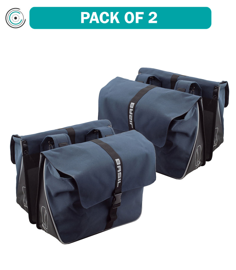 Load image into Gallery viewer, Basil-Forte-Double-Pannier-Bag-Panniers-Reflective-Bands-_PANR0246PO2
