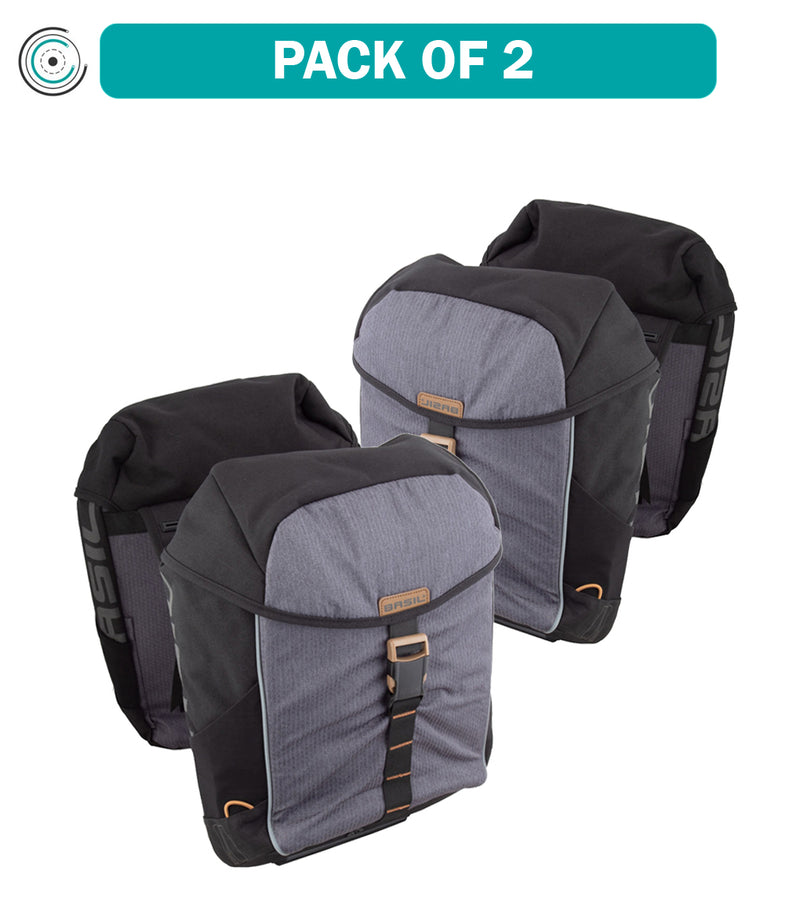 Load image into Gallery viewer, Basil-Miles-Double-Pannier-Bag-Panniers-Reflective-Bands-_PANR0250PO2
