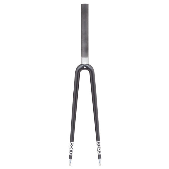 Load image into Gallery viewer, Columbus Minimal Carbon Fork 1" Straight, 45mm Rake, Black
